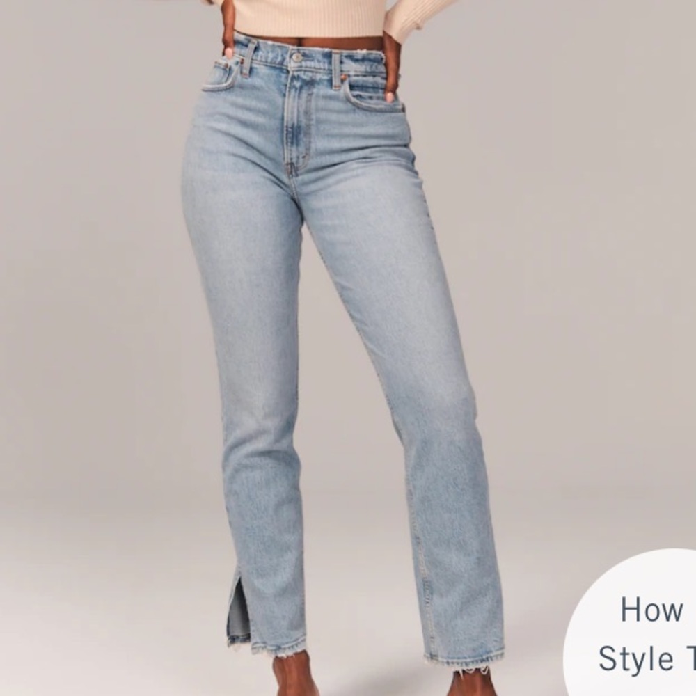 Curve Love 90s Ultra High Rise Straight Jeans